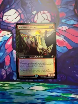 Wartime Protestors Avatar: The Last Airbender Extended Art Foil Rare - Image 1