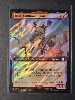 MTG Rose, Cutthroat Raider (Extended Art) (Surge Foil) R 0920 UB: Fallout - Image 1