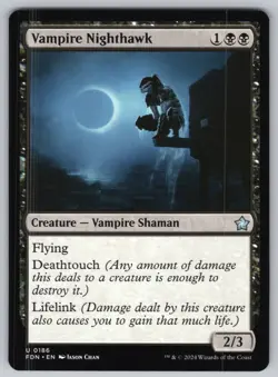 Vampire Nighthawk U Foundations #186 NM Normal - Image 1