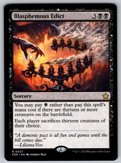 Blasphemous Edict R Foundations # 57 NM Normal - Image 1