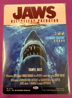 Magic The Gathering: Jaws, Relentless Predator - SLD #2175 NON-FOIL - Image 1