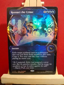 Reenact the Crime FOIL (Showcase) - Murders at Karlov Manor - Rare - NM - MTG - Image 1