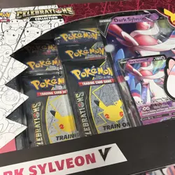 5x Pokemon Celebrations Dark Sylveon V Collection Boxes Sealed - Evolving Skies - Image 2