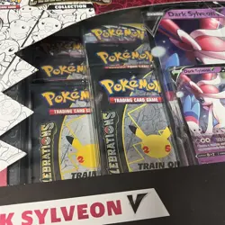 5x Pokemon Celebrations Dark Sylveon V Collection Boxes Sealed - Evolving Skies - Image 5