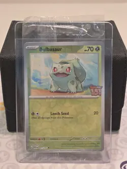 Pokemon 151 Stamped Promo Bulbasaur (Best Buy) 001/165 *SEALED* - Image 1