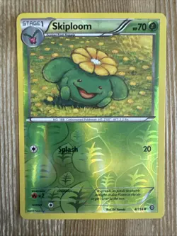 Skiploom - 4/114 - Uncommon - Reverse Holo NM, English Pokemon XY Steam Siege - Image 1