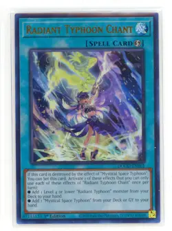 Yugioh Radiant Typhoon Chant DOOD-EN061 Ultra Rare 1st Edition NM - Image 1