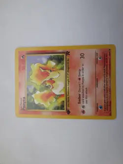 PONYTA # 64/82 FIRST EDITION NON HOLO POKEMON CARD - Image 3