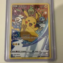 Pokemon Pikachu TCG Promo Card Sword and Shield Rare #SWSH020 - Image 1