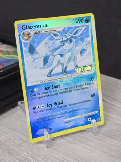 Pokemon Card TCG Glaceon Majestic Dawn Reverse Holo Rare 20/100 Platinum 2008 - Image 1