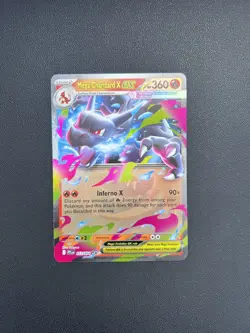 Mega Charizard x Ex 13/94 Ultra Rare Phantasmal Flames Pokemon Card - Image 1