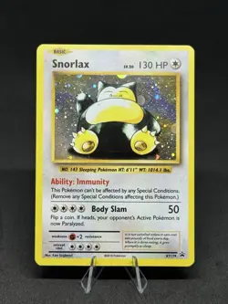 Pokemon Snorlax XY179 Evolutions Blackstar Promo Holo Card 2016 - Image 1