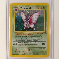 Venomoth 13/64 Holo Rare Jungle Pokemon TCG Trading Card Sleaved Since 1999 - Image 1