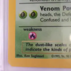 Venomoth 13/64 Holo Rare Jungle Pokemon TCG Trading Card Sleaved Since 1999 - Image 4