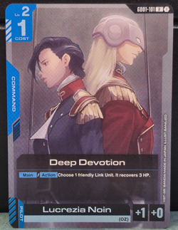 Deep Devotion GD01-101 Rare Foil Newtype Rising Gundam Card Game Near Mint TCG - Image 1