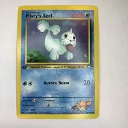 Pokemon Card Misty's Seel Gym Heroes 1st Edition Common 88/132 NM - Image 1