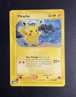 Pikachu | 84/144 | Skyridge | Non Holo | Pokemon Card | NM - Image 1