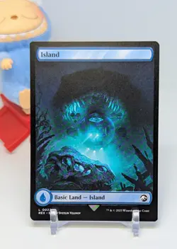 Island (Borderless) 🐋 NM 🐋 Jurassic World 🐋 Magic The Gathering MTG #22 - Image 2
