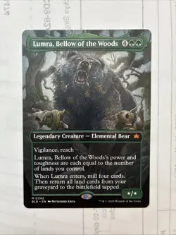 Lumra, Bellow of the Woods (Borderless) (0342) Bloomburrow Regular - Image 1