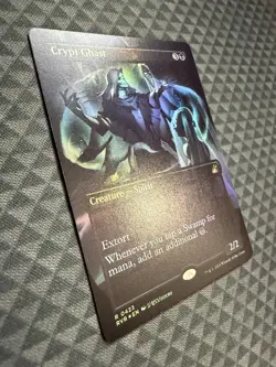 MTG Crypt Ghast #0423 Foil Anime Borderless Rare Ravnica Remastered (RVR) - Image 3