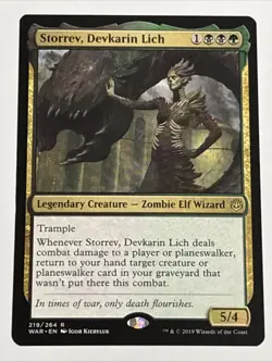 MTG War of the Spark Storrev, Devkarin Lich 219/264 NM Rare - Image 1