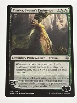 MTG War of the Spark Vraska, Swarm's Eminence 236/264 NM - Image 1