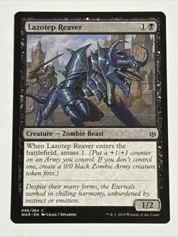 MTG War of the Spark Lazotep Reaver 096/264 NM - Image 1