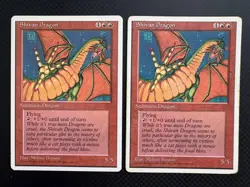MTG | 2x Shivan Dragon | Fourth Edition | Magic The Gathering | *Kult - Image 1