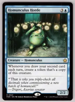 Homunculus Horde R Foundations # 41 NM Normal - Image 1