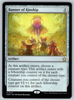 Banner of Kinship R Foundations # 127 NM Normal - Image 1