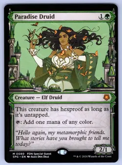 Paradise Druid (Showcase) M Special Guests # 80 NM Normal - Image 1