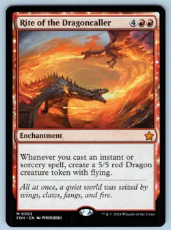 Rite of the Dragoncaller M Foundations # 92 NM Normal - Image 1