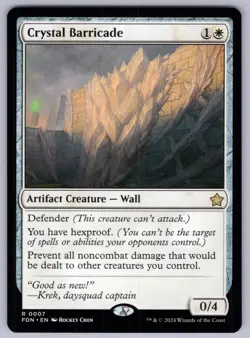 Crystal Barricade R Foundations # 7 NM Normal - Image 1
