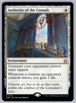 Authority of the Consuls R Foundations # 137 NM Normal - Image 1
