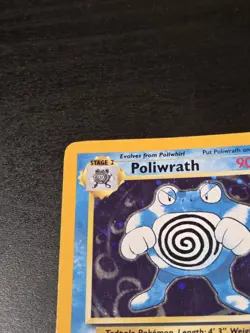 Poliwrath Base Set 2 Holo Rare Pokemon TCG Card 15/130 NM Condition - Image 5