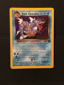 Pokemon - Dark Gyarados Promo holo - Team Rocket Prerelease 8/82 Near Mint - Image 1