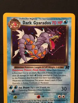 Pokemon - Dark Gyarados Promo holo - Team Rocket Prerelease 8/82 Near Mint - Image 2