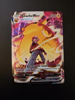 Pokemon TCG Pikachu Vmax Tg 17/30 NM Lost Origin Trainer Gallery - Image 1