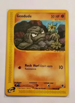 Geodude 110/165 Common Expedition Pokemon Card - Image 1