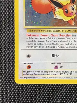 Eevee 11 Black Star Promo Holo Rare WOTC Wizards Of The Coast Pokemon TCG LP- 11 - Image 5