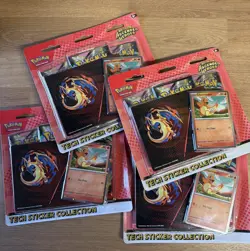 4x Pokemon TCG Mega Evolution Ascended Heroes Tech Sticker Collection Charmander - Image 1