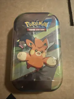Pokemon ,Paldea Friends ,NEW! Mini Tin Sealed 2 Booster pack - Pawmi - Image 1