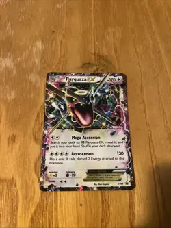 Shiny Rayquaza EX XY69 2015 Pokemon TCG Ultra Rare Black Star Promo - Image 1
