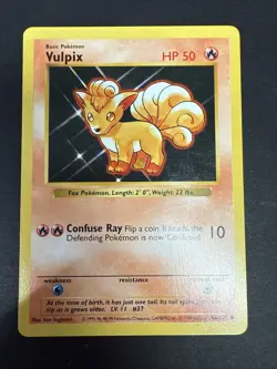 Vulpix Pokemon • Common • 68 Base Set (Shadowless) - Image 1
