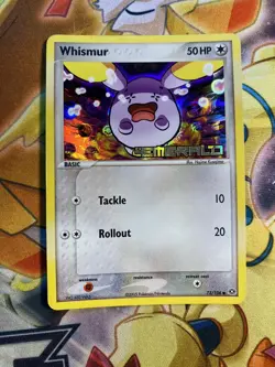 Pokemon WHISMUR 73/106 (Reverse Holo Stamped) Emerald - NM/Near Mint - Image 1