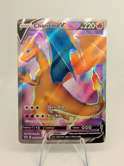 Pokemon TCG 2020 Champions Path Charizard V SWSH050 - Image 2