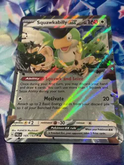 Pokemon TCG Squawkabilly ex 169/193 Double Rare Paldea Evolved NM/M - Image 2