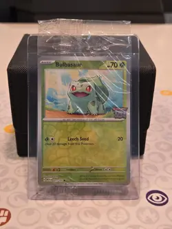 Pokemon 151 Stamped Promo Bulbasaur (Best Buy) 001/165 *SEALED* - Image 1