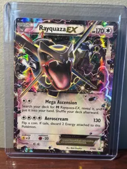 Pokemon Rayquaza EX XY69 Promo Holo Basic 170 HP XY Black Star Card - Image 1