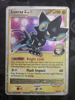 Pokemon Card - Luxray GL LV.X - 109/111 - Rising Rivals - 2009-MP-See Photos - Image 1